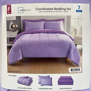 Purple Full bed set